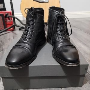 John Varvatos Collection Fleetwood Laceup Boots